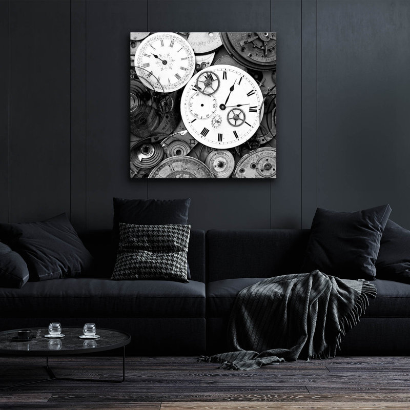 «P pièces Of Old Watch BW» par Tom Quartermaine, H 36 po x l 36 po