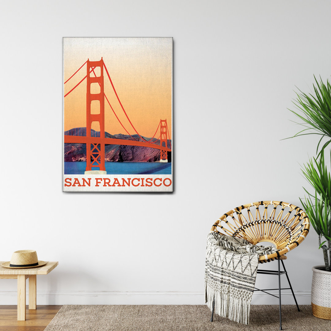 Leinwandbild Golden Gate von Giallobus