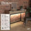 XR Living Denver Dressing Table With Mirror, Wireless Charging and App Control Lights - Oak / Black