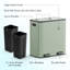 60L Compartment Bins Step On Multi-Compartment Rubbish & Recycling Bin - 60L-119335865