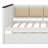 Wood Daybed With Storage Shelves, Upholstered Backrest,USB And Trundle-383491017
