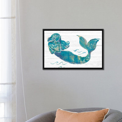 «Sue Schlabach On the Waves II Light Plank» par Sue Schlabach - Toile tendue, estampe numérique sur toile tendue