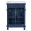 Meuble-lavabo vintage avec lavabo en céramique, portes à fermeture douce et tablette réglable-1633160472