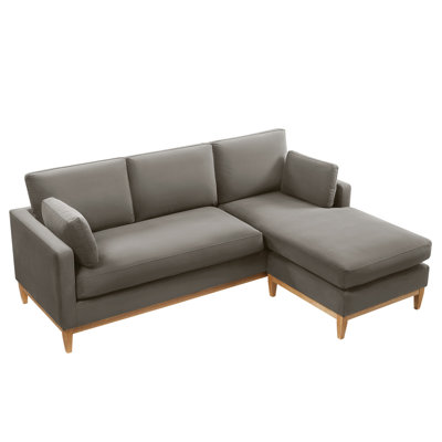 Canapé modulaire rembourré en L