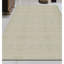 Tapis rectangulaire noué à la main ivoire / gris-96380705
