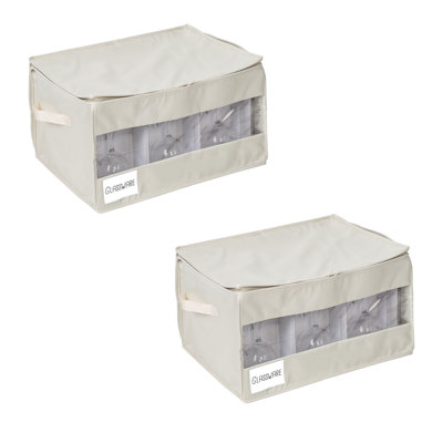 Fabric Stemware Storage