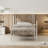 2PCS Single Metal Bed Frames With Headboard And Footboard For Kids Teenagers Adults-562172623