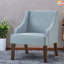 Chaises d'appoint de confort, siège compact moderne en bois de velours pour bureau à domicile