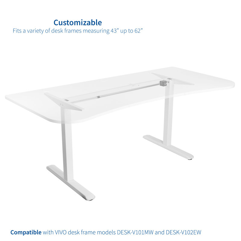 Plateau de table 63,1 po x 31,5 po, Blanc