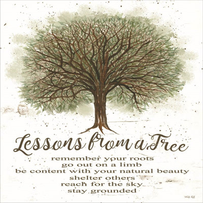 «Lessons From A Tree» par Cindy Jacobs, art mural sur toile