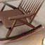 Chaise berçante en bois massif-102627481