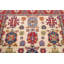 Tapis oriental géométrique Kazak noué à la main 5 x 6