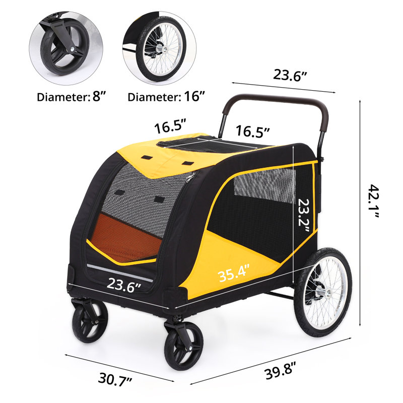 Foldable Pet Jogger Stroller