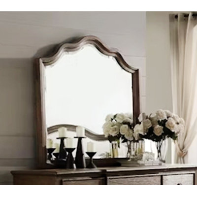 Miroir à cadre en bois, miroir élégant, parfait pour les espaces de vie, salle de bain