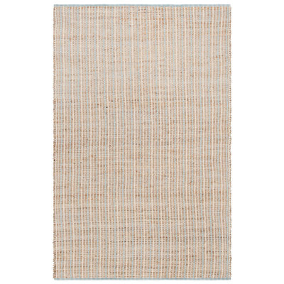 Doleman Hand Woven Jute/Cotton Solid Color Rug in Natural