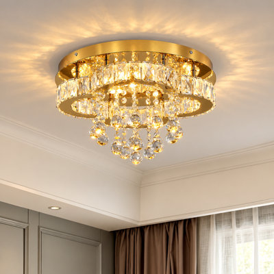 Vanlue 1 - Light Crystal LED Chandelier