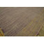 Tapis mauve / jaune en laine noué à la main de conception unique 9 pi x 12 pi