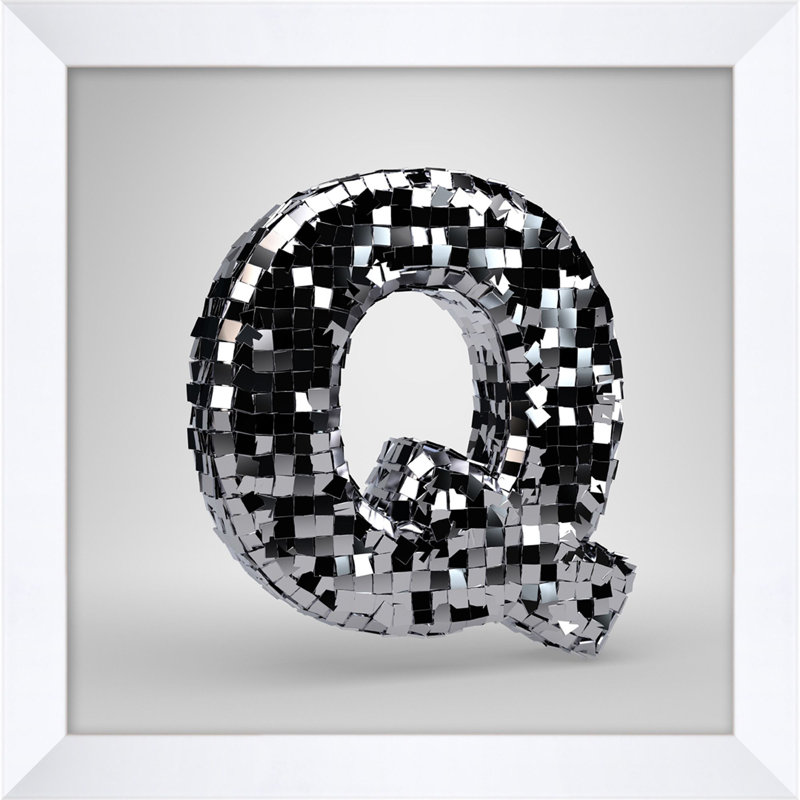 Disco Letter Q Print by Mat Sanders