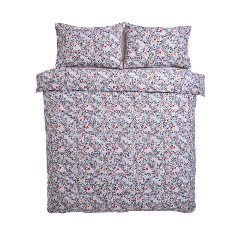 POLAR DITSY, Double Duvet Cover Set + 2 Standard Pillowcases