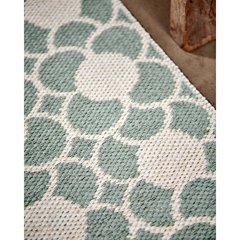 Rug ANYA Oregano 2.25 X 6.5 Ft, Misty Mint, Runner 2'3" x 9'10"