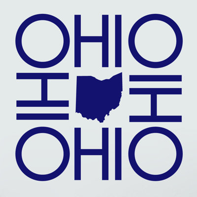 Décalcomanie murale ohio