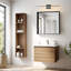 Applique murale à 1 lumière DEL à intensité variable 32 W Bedale avec 5 températures de couleur noire-1056650408-1056650409