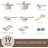Caannasweis 13 Pieces Nonstick Cookware Sets with Bakeware Sets
