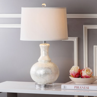 Lampe de table blanche 25 po Menezes