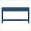 U_STYLE Table basse en MDF avec 4 tiroirs lisses Tablette inférieure, pieds en pin - Rangement peu encombrant pour le salon