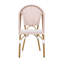 Ensemble de chaises bistro d'extérieur en rotin et aluminium pour terrasse avec structure résistante à la rouille et conception tissée durable-308527683