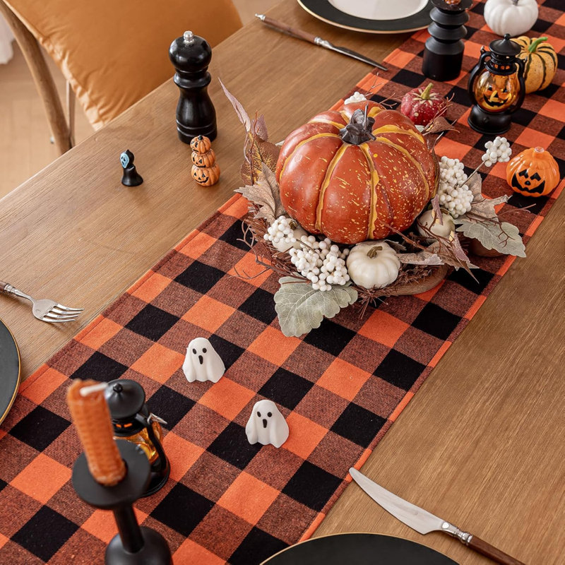 Chemin de table Christmas, Orange