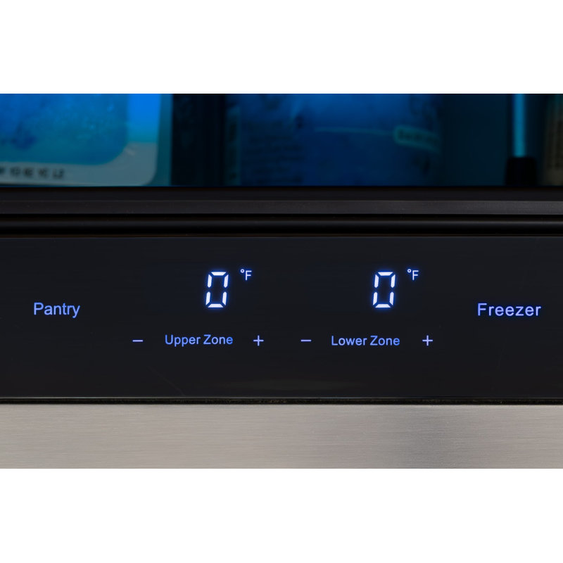 Zephyr Presrv 24" Built-In Dual Zone Panel Ready Refrigerator Freezer Drawers