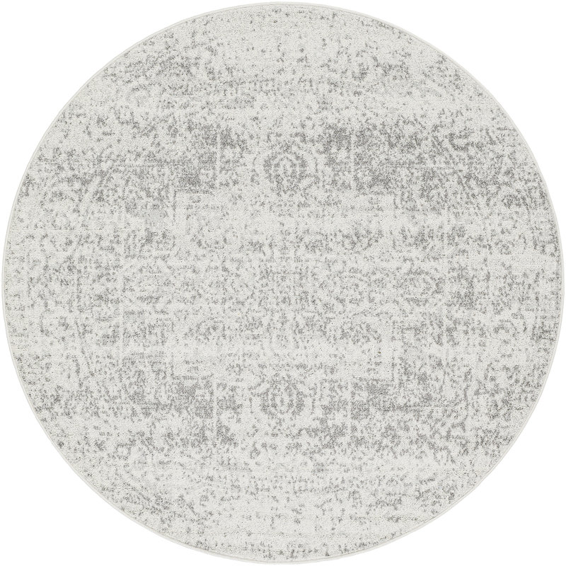 Brambach Power Loom Light Grey/Beige Rug, Round 160cm