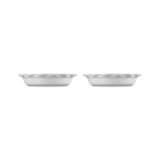 Le Creuset Stoneware Set Of 2 Heritage Fluted Pie Dish 9 In