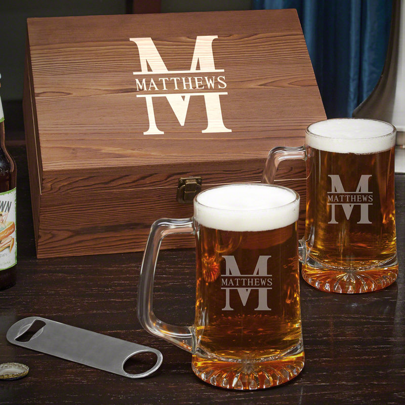 Ensemble de 4 tasses à bière Kelton, Oui