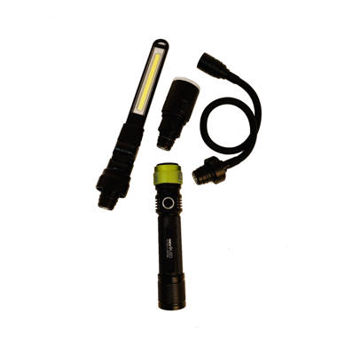 Flip Rechargeable COB LED Magnetic Flashlight & Work Light – Alltrolite