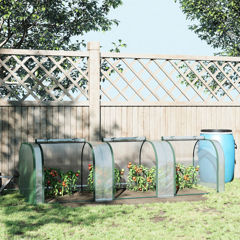 10' X 3' 2.5' Mini Greenhouse, With Zippered Accesses, -protective Waterproof Ward & Steel Construction For Continuous Gardening Processes Portable 2.5', Access Points, -shielding Canopy Prolonged