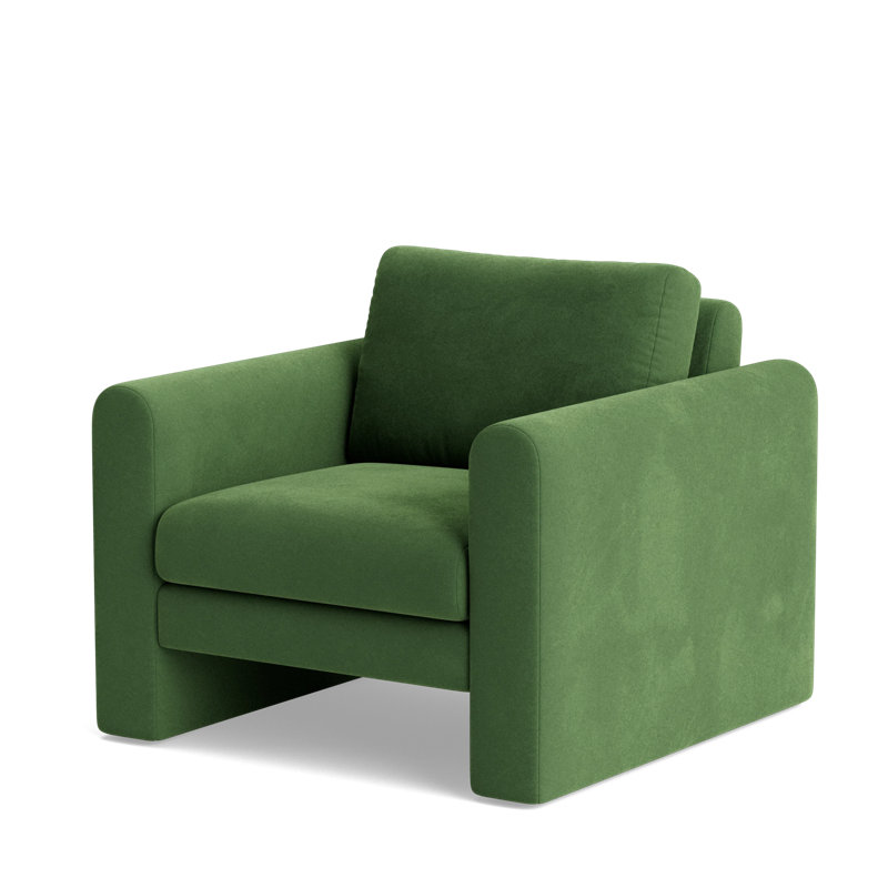 Knox Accent Chair, Performance Velvet - Ivy