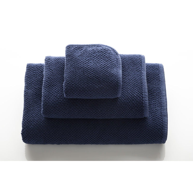 Bee Waffle Waffle Towel, Oxford, Medium, Hand Towel 1-Pack