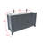 Anvay 60 in. Double Sinks Freestanding Bath Vanity in Charcoal Gray with Carrara Marble Top-408697619-406671024