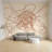 Abstract Line Art Wallpaper Continuous Line Scribble Removable Wall Decor-785159073-785159086