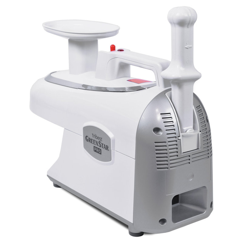 Tribest Greenstar® 200 Watt Electric Slow Masticating & Cold Press Juicer, White