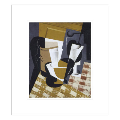 Broc et verre par Juan Gris