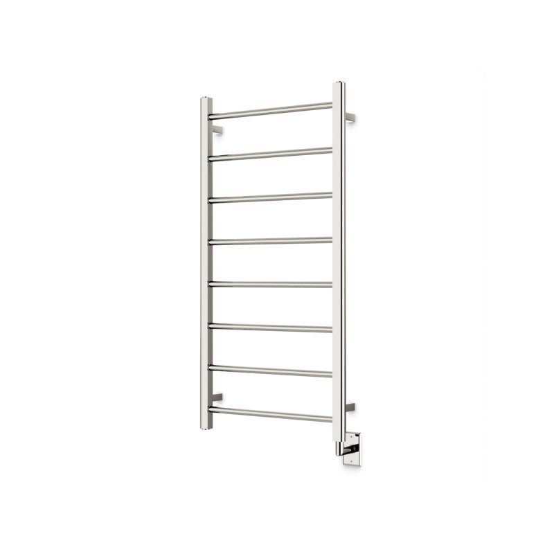 Ryton Wall Mount Electric Towel Warmer, 47" H  x 24" W  x 5.19" D, Polished Nickel