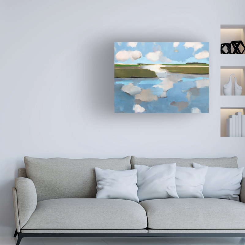 «A Dutch Day» par Stella Burggraaf - peinture sur toile tendue, H 18 po x l 24 po x P 2 po