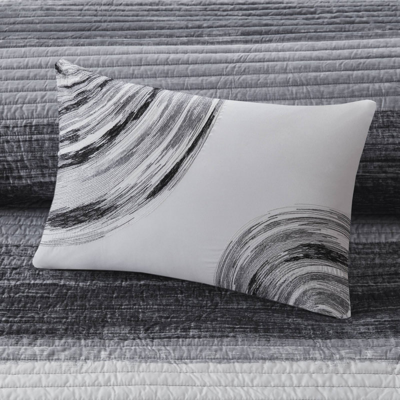 Premium Bedding Sets, Microfiber Cotton Quilt, Modern Striped Design For Home