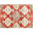 Rust & Beige Hand-Knotted Wool Area Rug – Handmade Traditional Geometric Medallion Design-391915671