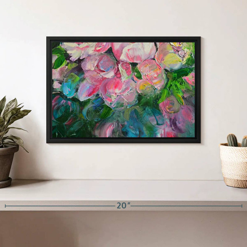 Avery Abstract Peonies, 9" H x 13" W