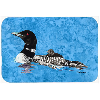 Caroline's Treasures Loon Glass Cutting Board