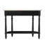 Danielle Marble 40" one- drawer Console Table-973153451